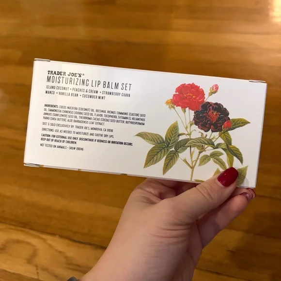 NWT Trader Joe's Moisturizing Lip Balm Set - Picture 3 of 4